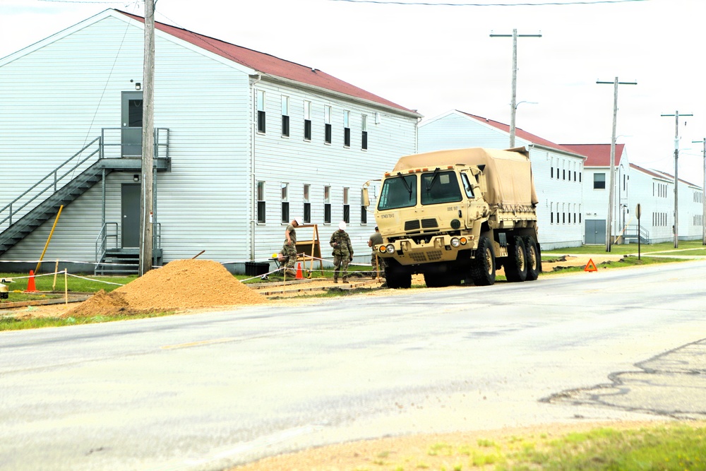 Wisconsin National Guard’s 229th Engineer Company improves Fort McCoy through troop project support