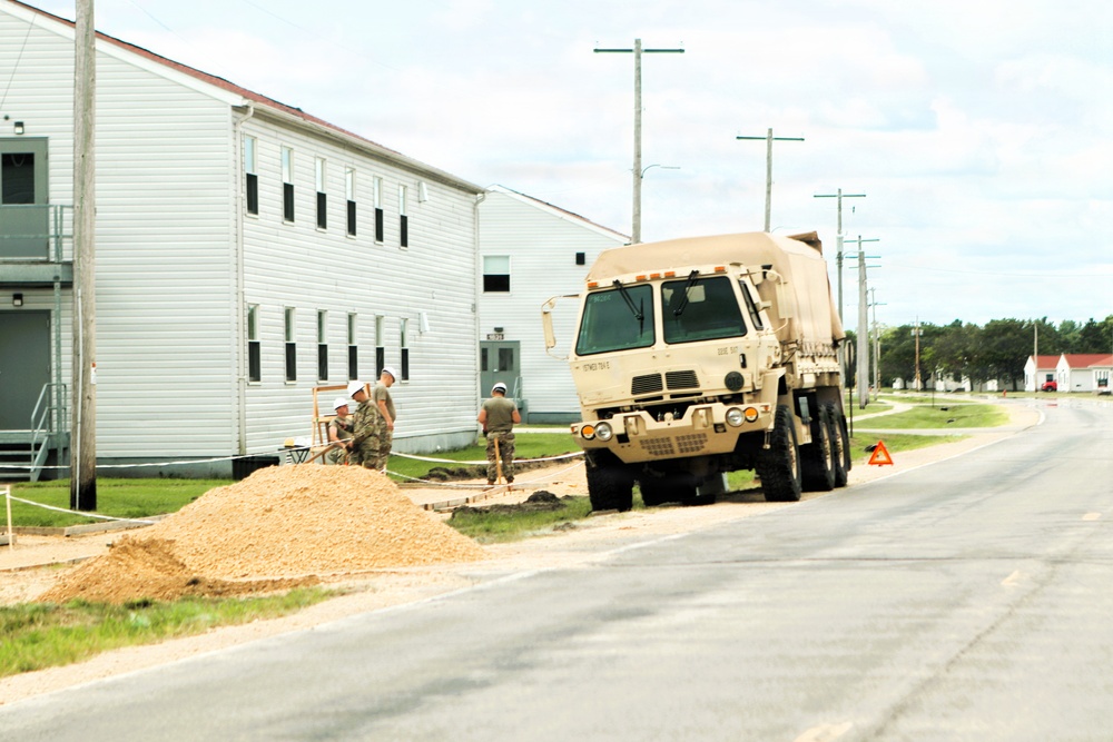 Wisconsin National Guard’s 229th Engineer Company improves Fort McCoy through troop project support