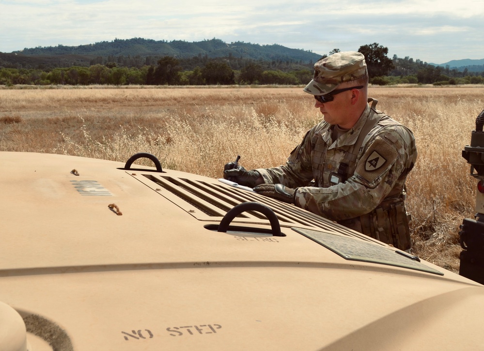 Observer-controller documents 373rd Quartermaster Battalion readiness at Fort Hunter-Liggett
