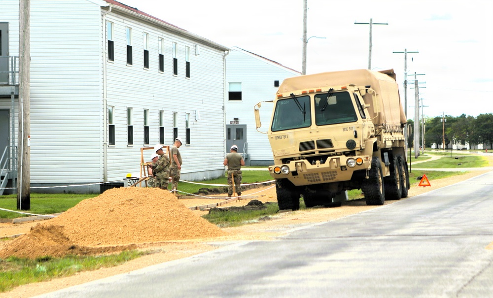 Wisconsin National Guard’s 229th Engineer Company improves Fort McCoy through troop project support