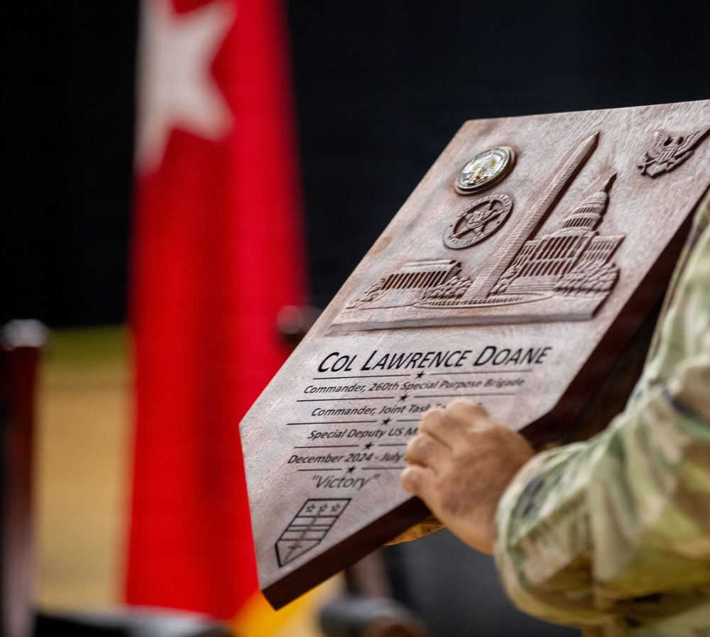 260th Special Purpose Brigade Holds Change of Command Ceremony