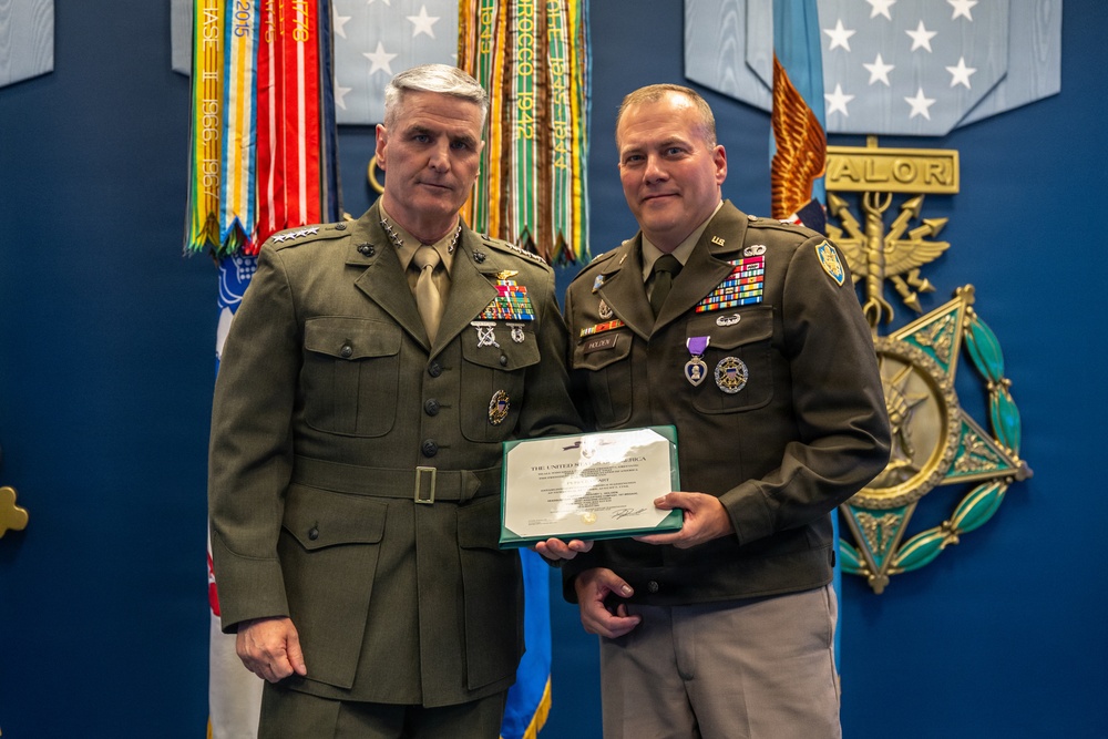 VCJS Gen. Christopher Mahoney Hosts Purple Heart Ceremony