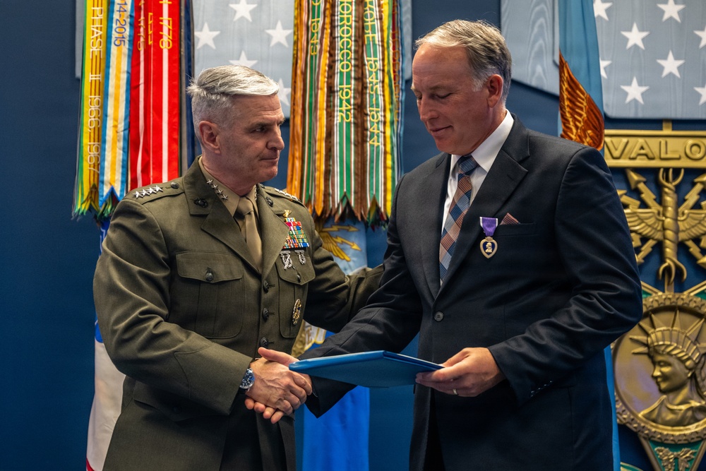 VCJS Gen. Christopher Mahoney Hosts Purple Heart Ceremony