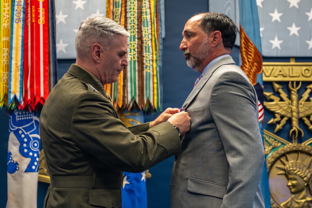 VCJS Gen. Christopher Mahoney Hosts Purple Heart Ceremony