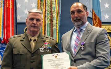 VCJS Gen. Christopher Mahoney Hosts Purple Heart Ceremony