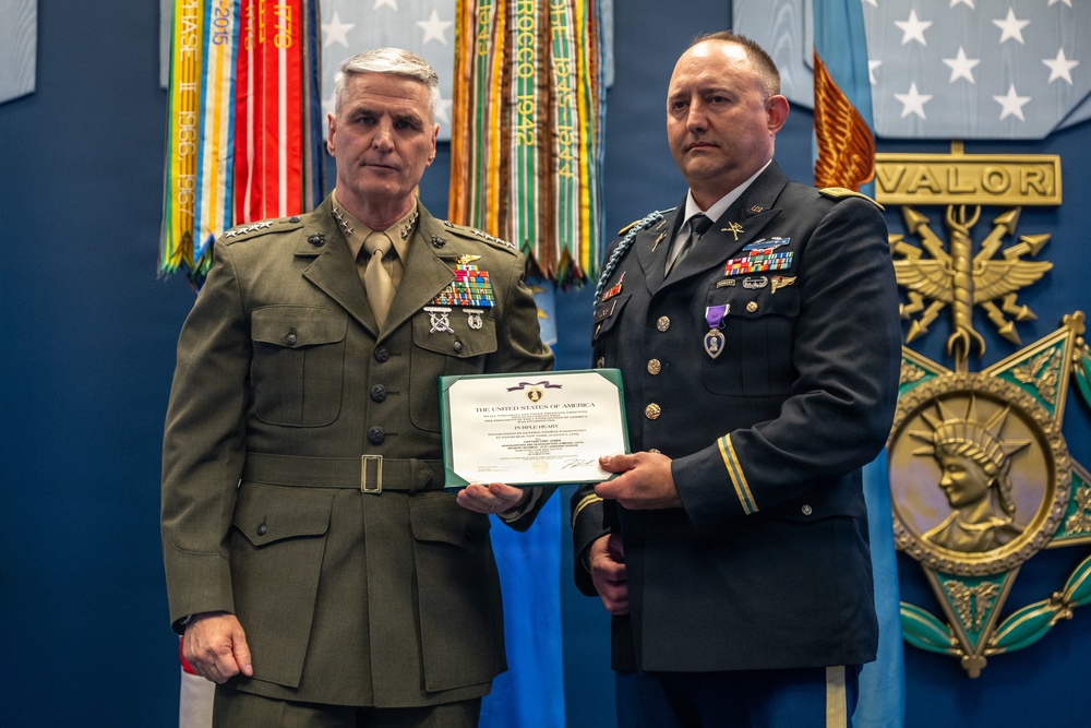 VCJS Gen. Christopher Mahoney Hosts Purple Heart Ceremony