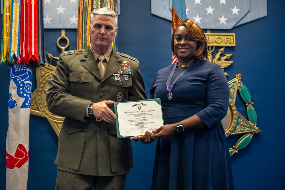 VCJS Gen. Christopher Mahoney Hosts Purple Heart Ceremony