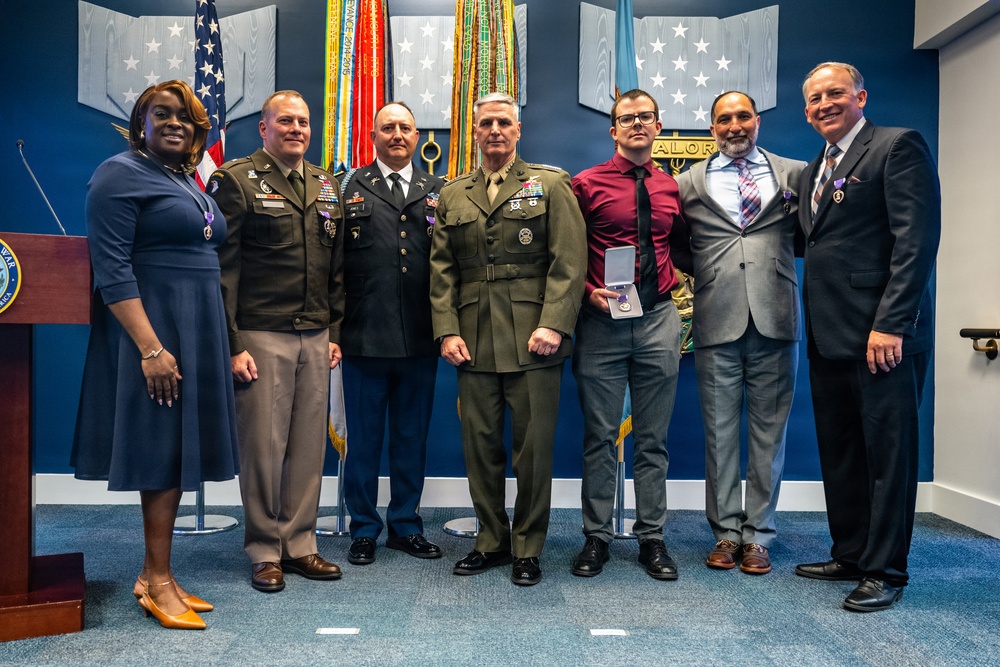 VCJS Gen. Christopher Mahoney Hosts Purple Heart Ceremony