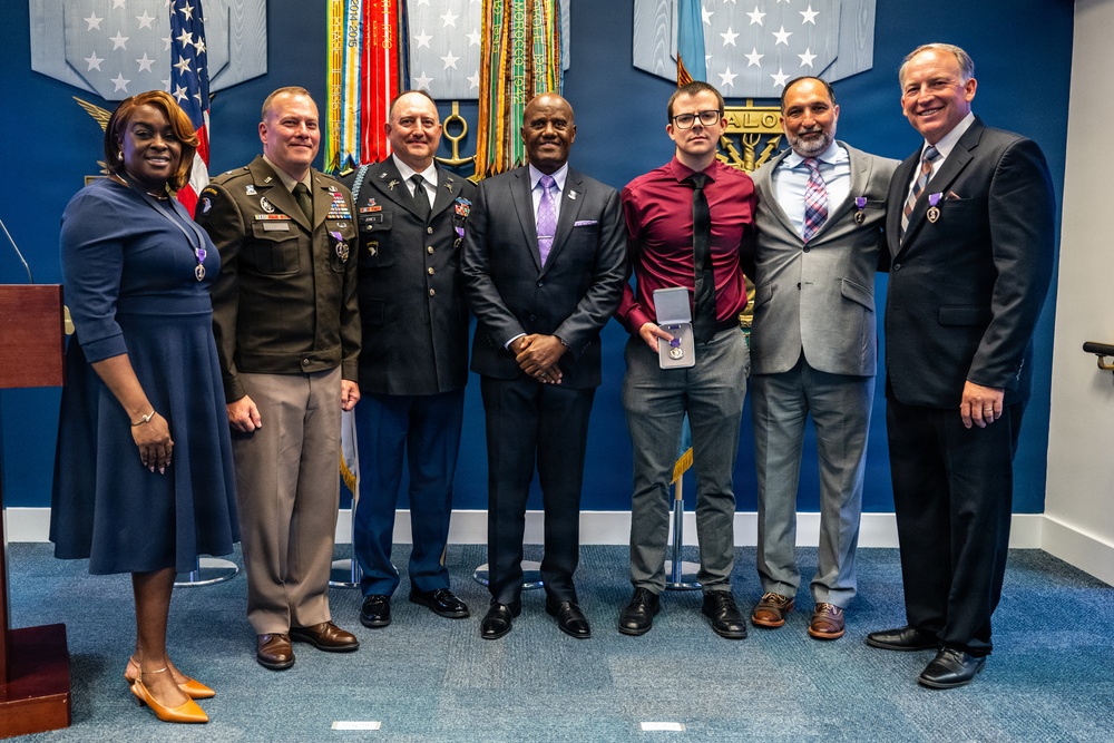 VCJS Gen. Christopher Mahoney Hosts Purple Heart Ceremony