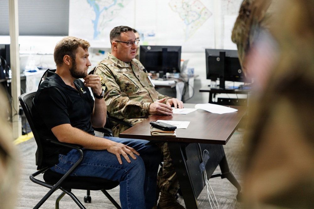 Army technology chief reviews JTF-DC systems ahead of future events
