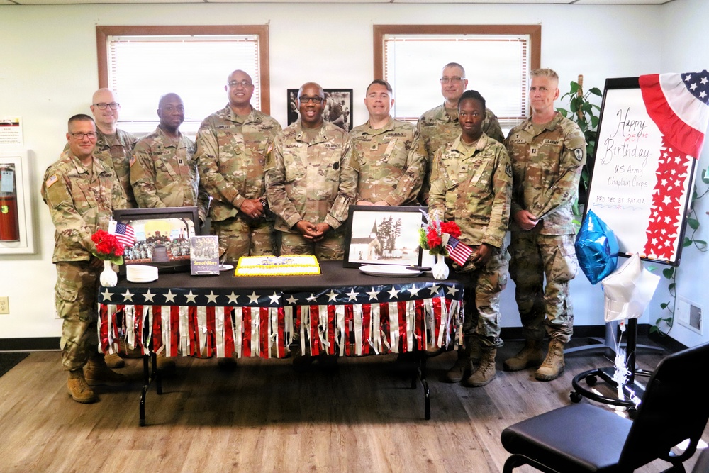 Fort McCoy community celebrates 251st Army Chaplain Corps birthday