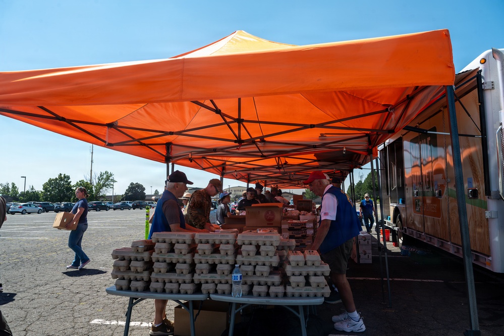 Fairchild AFB drive-through food bank