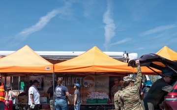 Fairchild AFB drive-through food bank