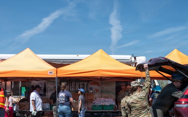 Fairchild AFB drive-through food bank