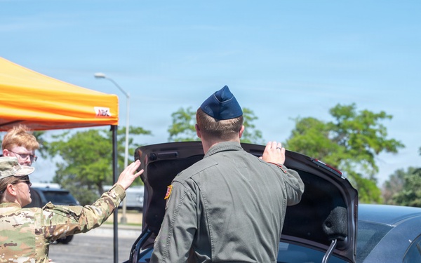 Fairchild AFB drive-through food bank