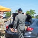 Fairchild AFB drive-through food bank