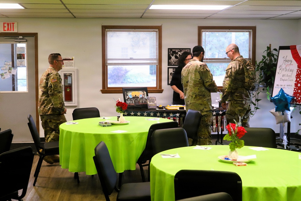 Fort McCoy community celebrates 251st Army Chaplain Corps birthday