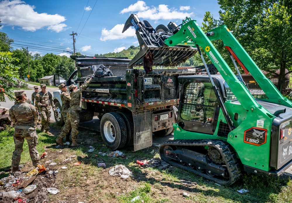 W.Va Guard continues flood recovery efforts