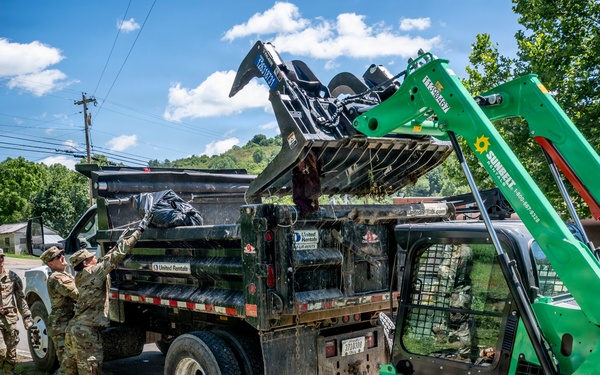 W.Va Guard continues flood recovery efforts
