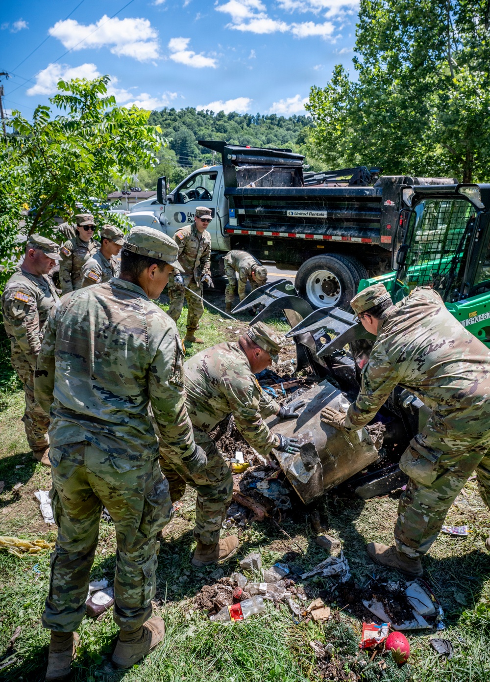 W.Va Guard continues flood recovery efforts