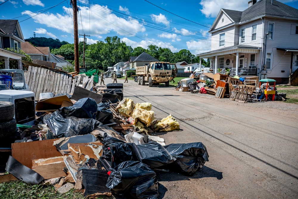 W.Va Guard continues flood recovery efforts