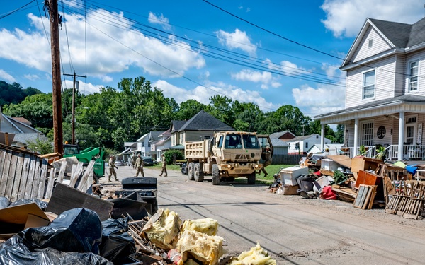 W.Va Guard continues flood recovery efforts