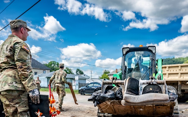 W.Va Guard continues flood recovery efforts