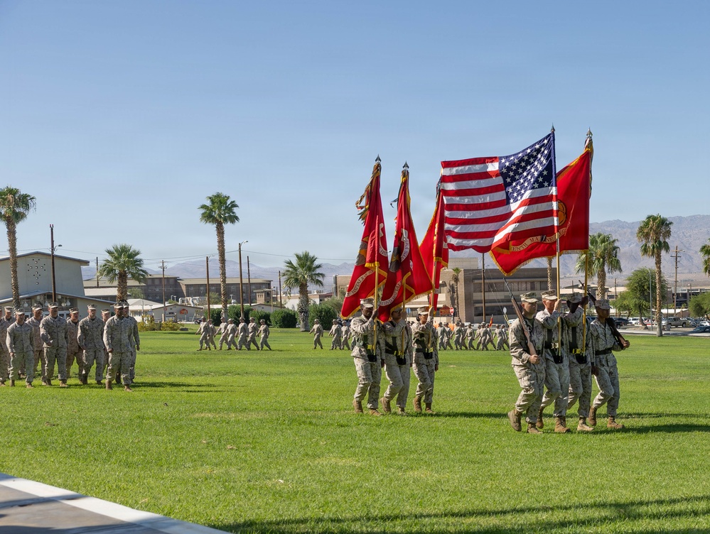 7th Marine Regiment Relief and Appointment Ceremony