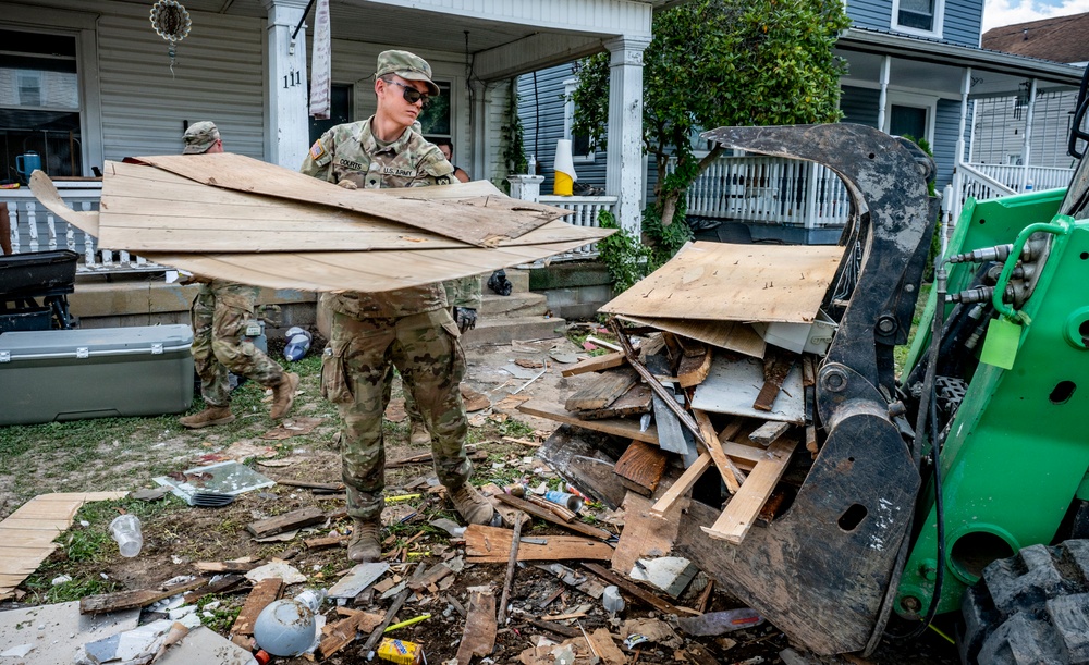 W.Va Guard continues flood recovery efforts