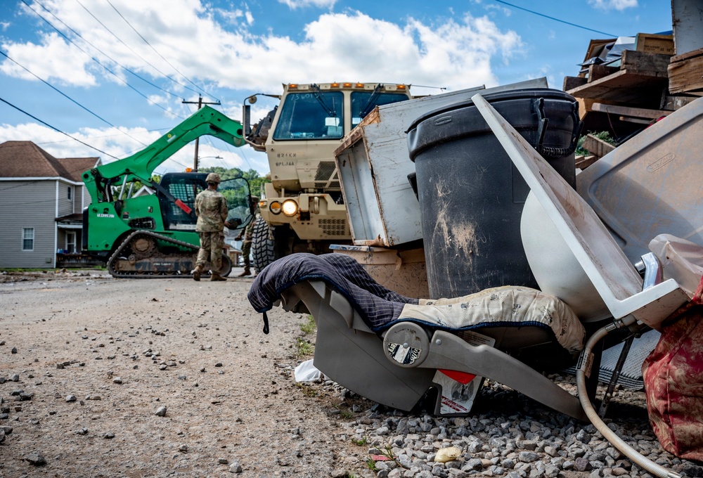 W.Va Guard continues flood recovery efforts