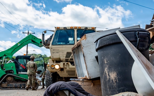 W.Va Guard continues flood recovery efforts