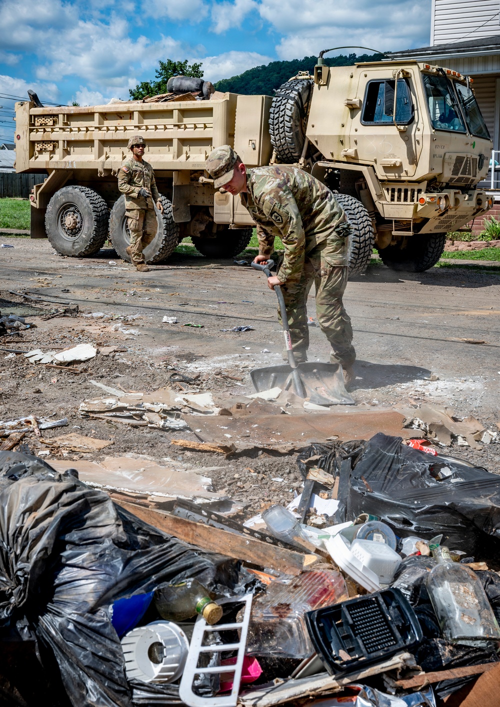W.Va Guard continues flood recovery efforts