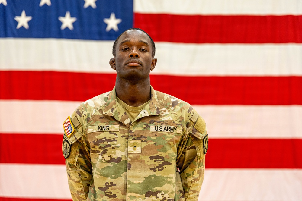 Soldier Poses for Combatives Tournament Portrait