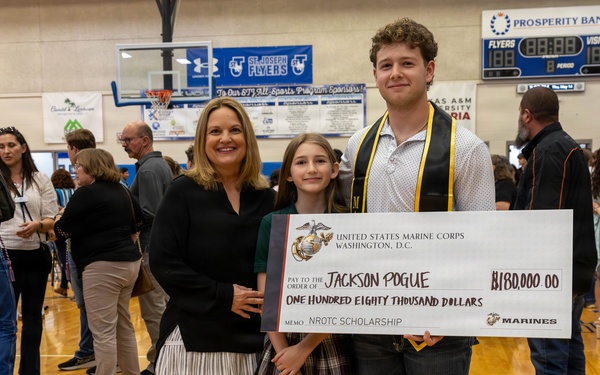 NROTC Check Presentation