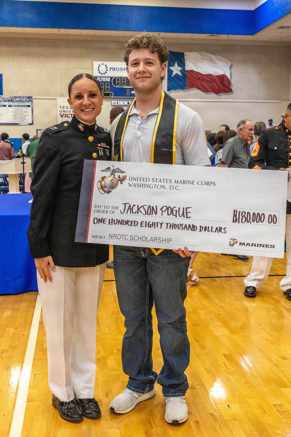 NROTC Check Presentation