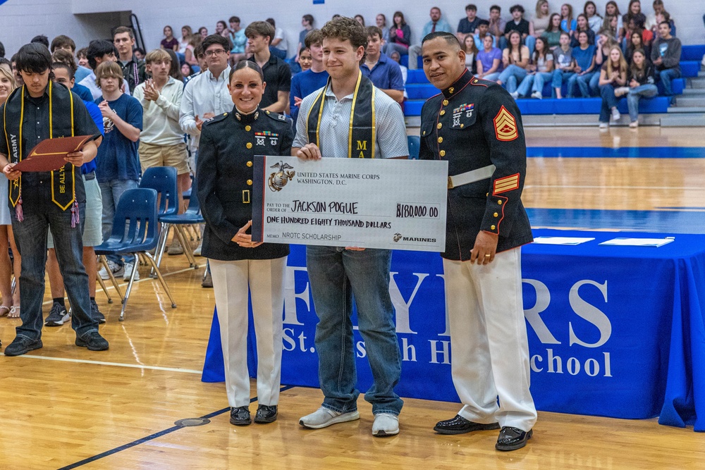NROTC Check Presentation