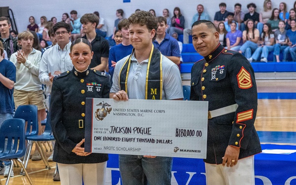 NROTC Check Presentation