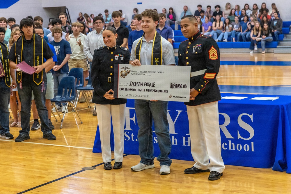 NROTC Check Presentation