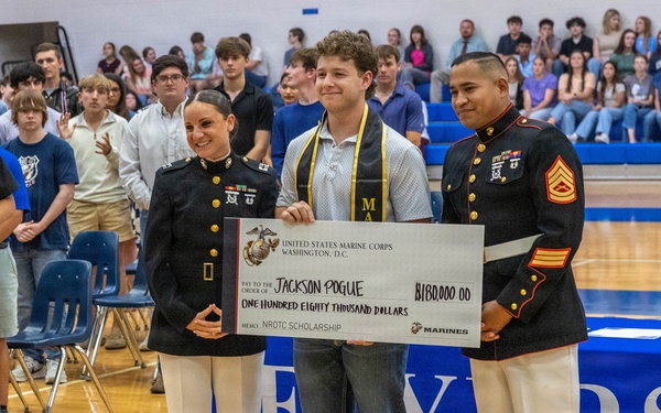 NROTC Check Presentation