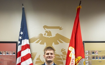 Officer Candidate Thomas Gehrke Takes Oath of Office