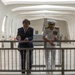 Katsuaki Kamiji, mayor of the city of Yokosuka, visits the USS Arizona Memorial with Adm. Steve Koehler, commander, U.S. Pacific Fleet