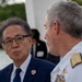 Katsuaki Kamiji, mayor of the city of Yokosuka, visits the USS Arizona Memorial with Adm. Steve Koehler, commander, U.S. Pacific Fleet