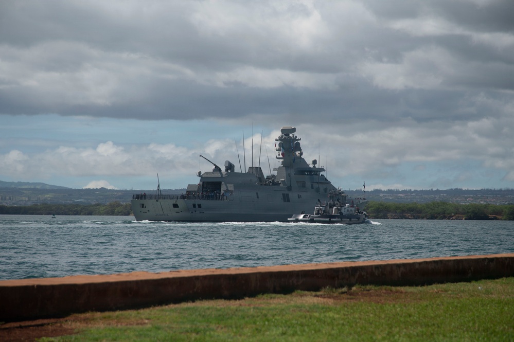 Multinational ships return to Pearl Harbor for the final days of RIMPAC 2026