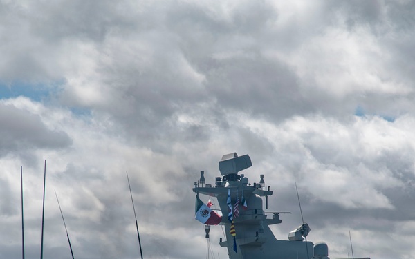 Multinational ships return to Pearl Harbor for the final days of RIMPAC 2026