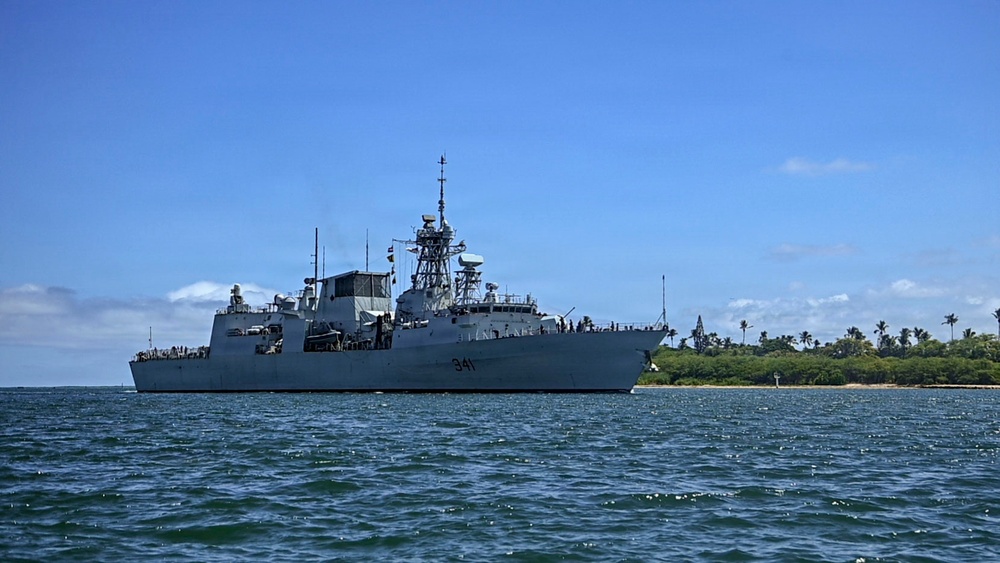 Multinational ships return to Pearl Harbor for the final days of RIMPAC 2026