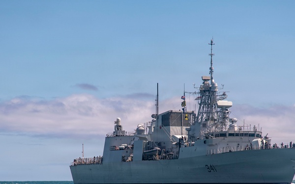 Multinational ships return to Pearl Harbor for the final days of RIMPAC 2026