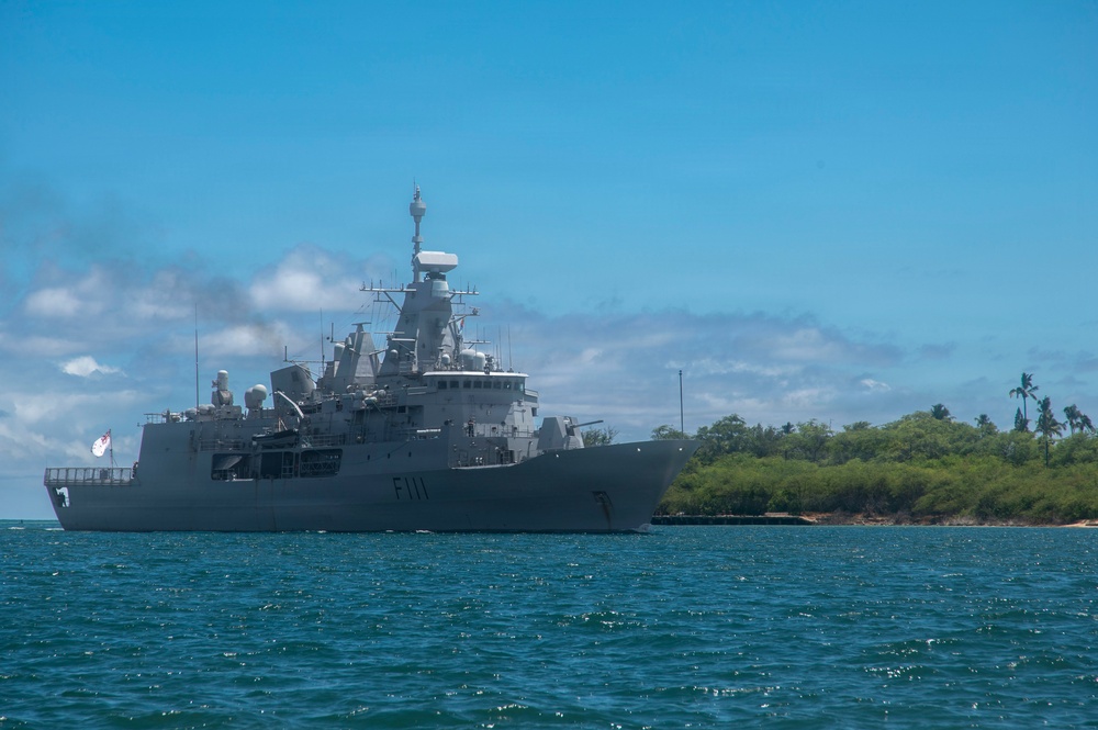 Multinational ships return to Pearl Harbor for the final days of RIMPAC 2026