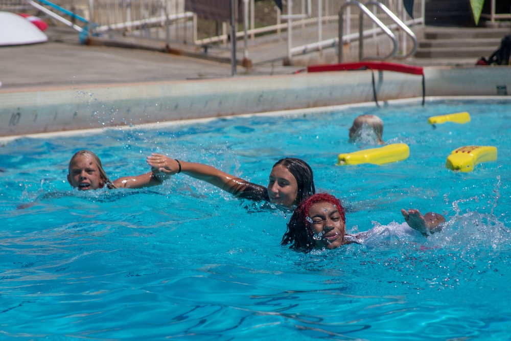 MCBH Water Safety Teaches The Youth Lifesaving Techniques