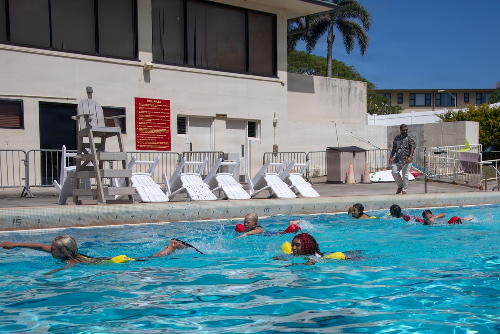 MCBH Water Safety Teaches The Youth Lifesaving Techniques