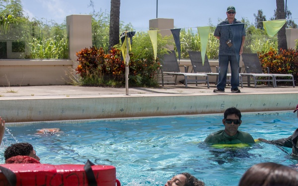 MCBH Water Safety Teaches The Youth Lifesaving Techniques